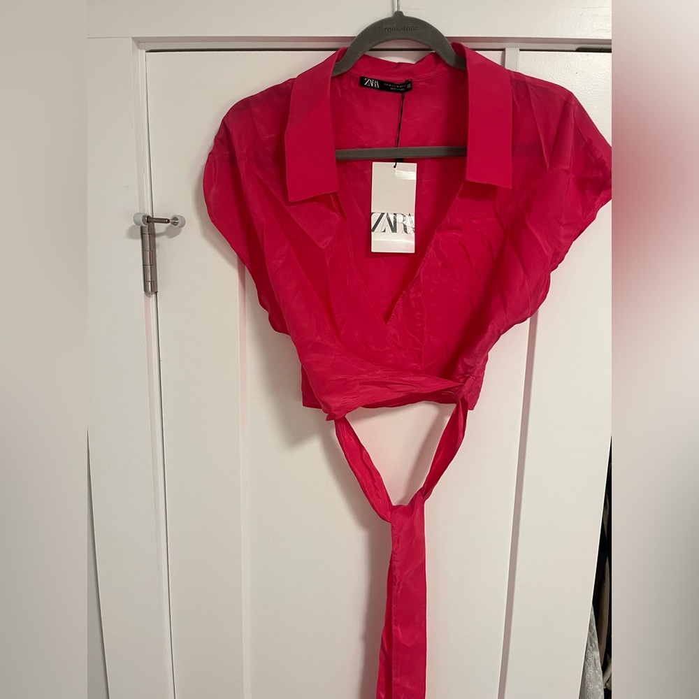 Zara Hot Pink Blouse